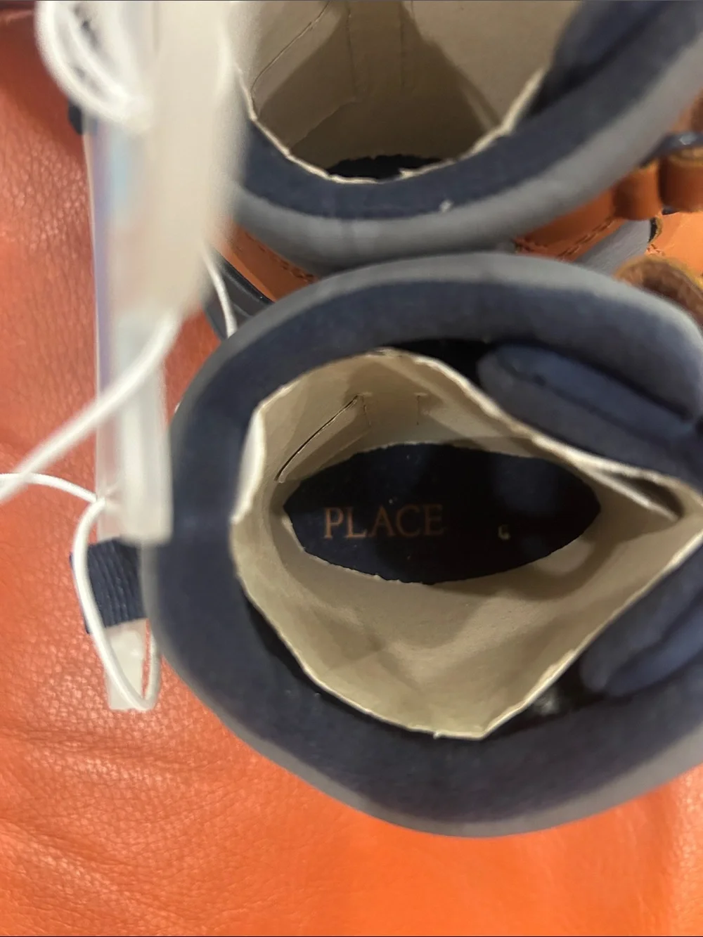 The Children's Place Navy and Tan Kids Waterproof Duck Boots